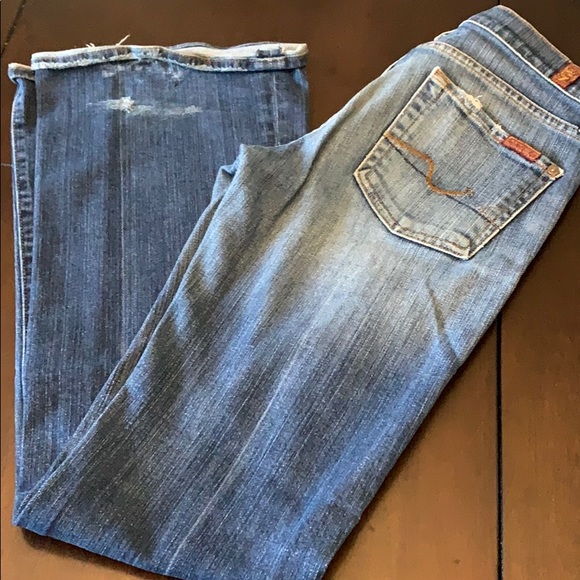 Classic 7 for all mankind Flare Jeans 👖 - Picture 6 of 14